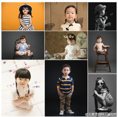 石家庄阿咔儿童摄影 微博上的温馨童真记录